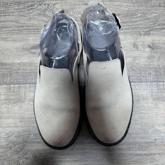 Dr. Martens Carlson Sand Suede Slingback Mules Women's Size 6 - Picture 2 of 7